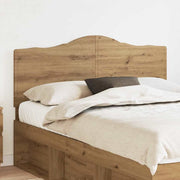 Hoofdbord artisan eiken 143x3x100 cm bewerkt hout