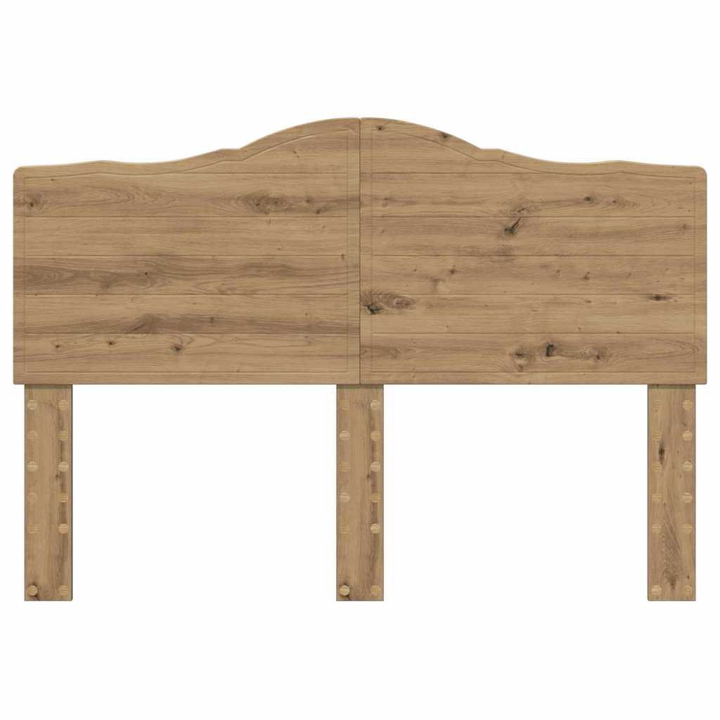 Hoofdbord met hoofdeinde Artisan Eiken 140 cm Bewerkt hout
