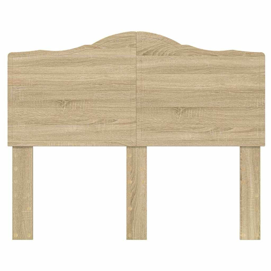 Hoofdbord met hoofdeinde Sonoma Eiken 135 cm Bewerkt hout