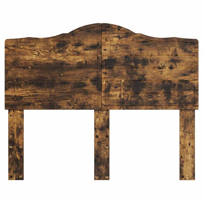 Hoofdbord met hoofdeinde Gerookt eiken 135 cm Bewerkt hout