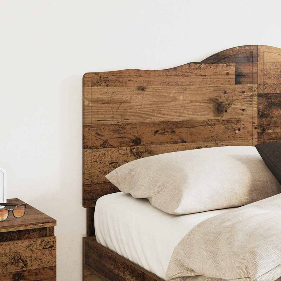 Hoofdbord met hoofdeinde Oud Hout 135 cm Bewerkt hout
