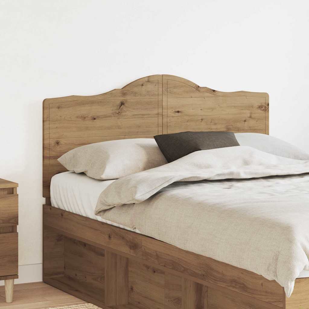 Hoofdbord met hoofdeinde Artisan Eiken 135 cm Bewerkt hout