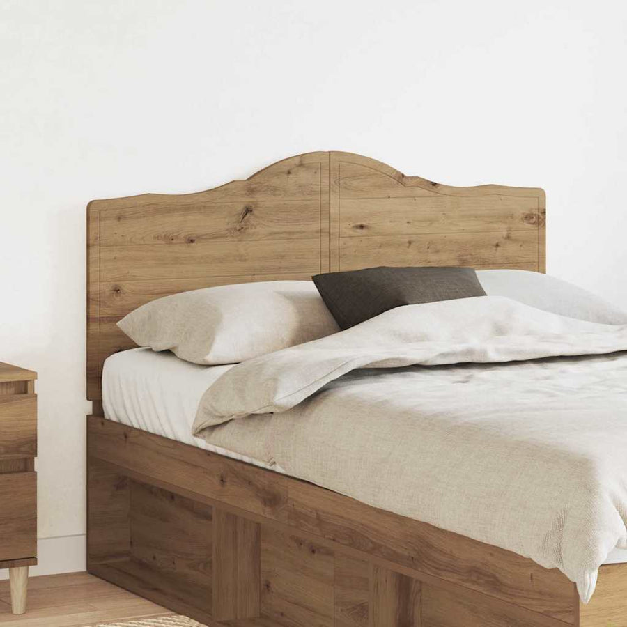 Hoofdbord met hoofdeinde Artisan Eiken 135 cm Bewerkt hout