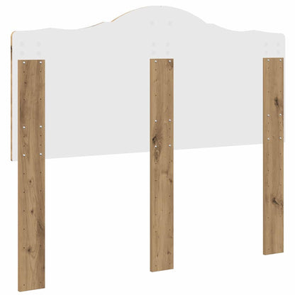 Hoofdbord met hoofdeinde Artisan Eiken 135 cm Bewerkt hout
