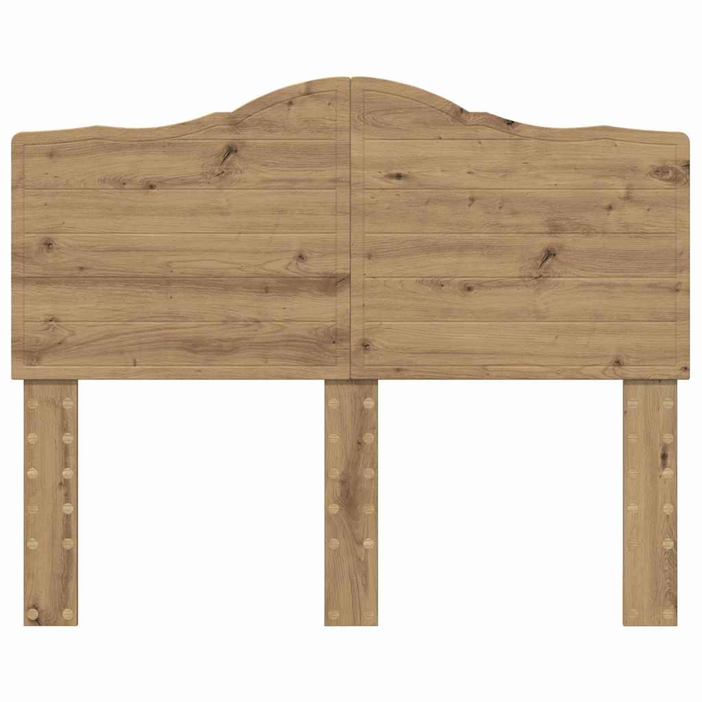 Hoofdbord met hoofdeinde Artisan Eiken 135 cm Bewerkt hout