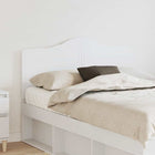 Headboard White 120 cm Engineered wood