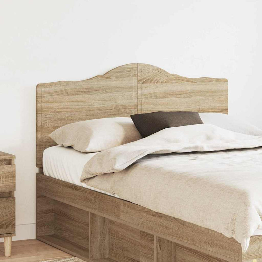 Hoofdbord met hoofdeinde Sonoma Eiken 120 cm Bewerkt hout