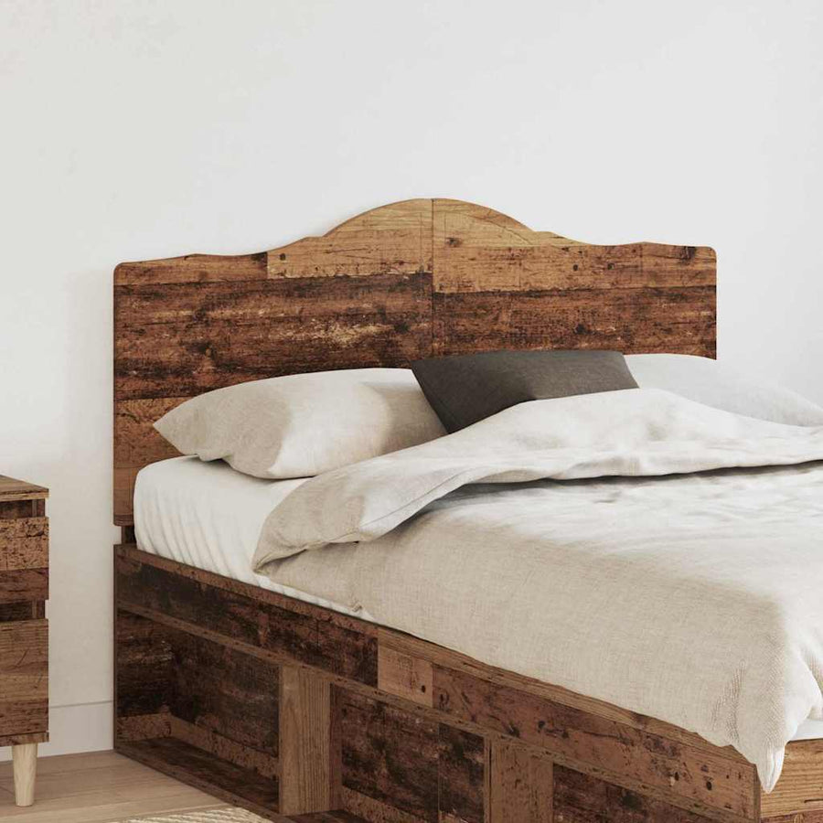 Hoofdbord met hoofdeinde Oud Hout 120 cm Bewerkt hout