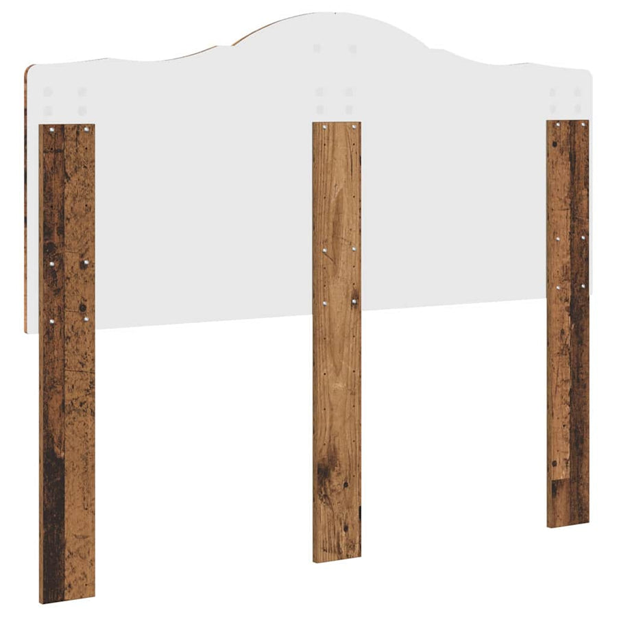 Hoofdbord met hoofdeinde Oud Hout 120 cm Bewerkt hout
