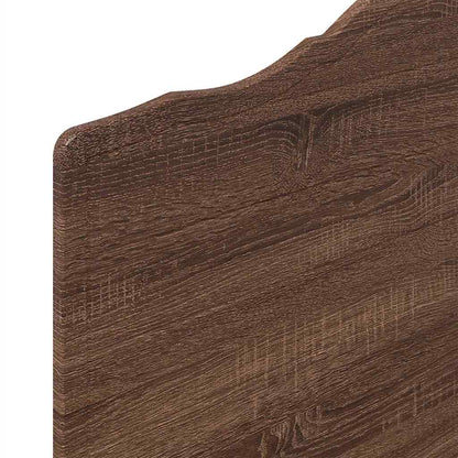 Hoofdbord met hoofdeinde Bruin Eiken 100 cm Bewerkt hout