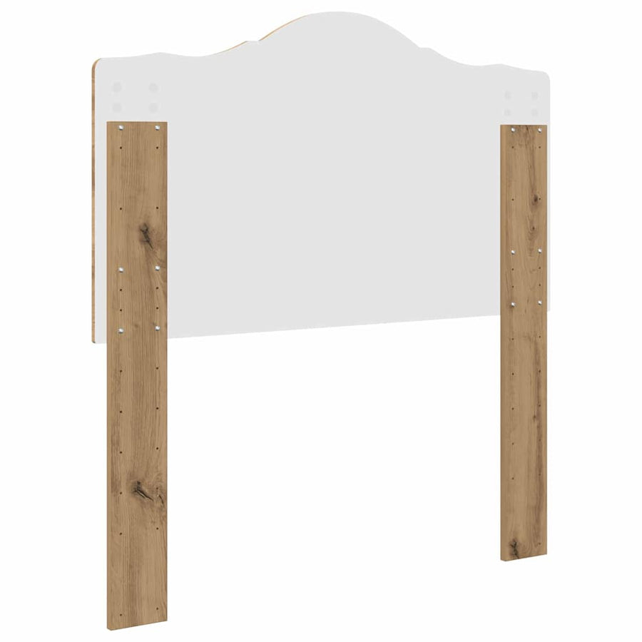 Hoofdbord met hoofdeinde Artisan Eiken 100 cm Bewerkt hout