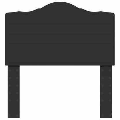 Hoofdbord met hoofdeinde Zwart Eiken 90 cm Bewerkt hout