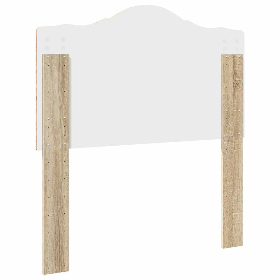 Hoofdbord met hoofdeinde Sonoma Eiken 90 cm Bewerkt hout
