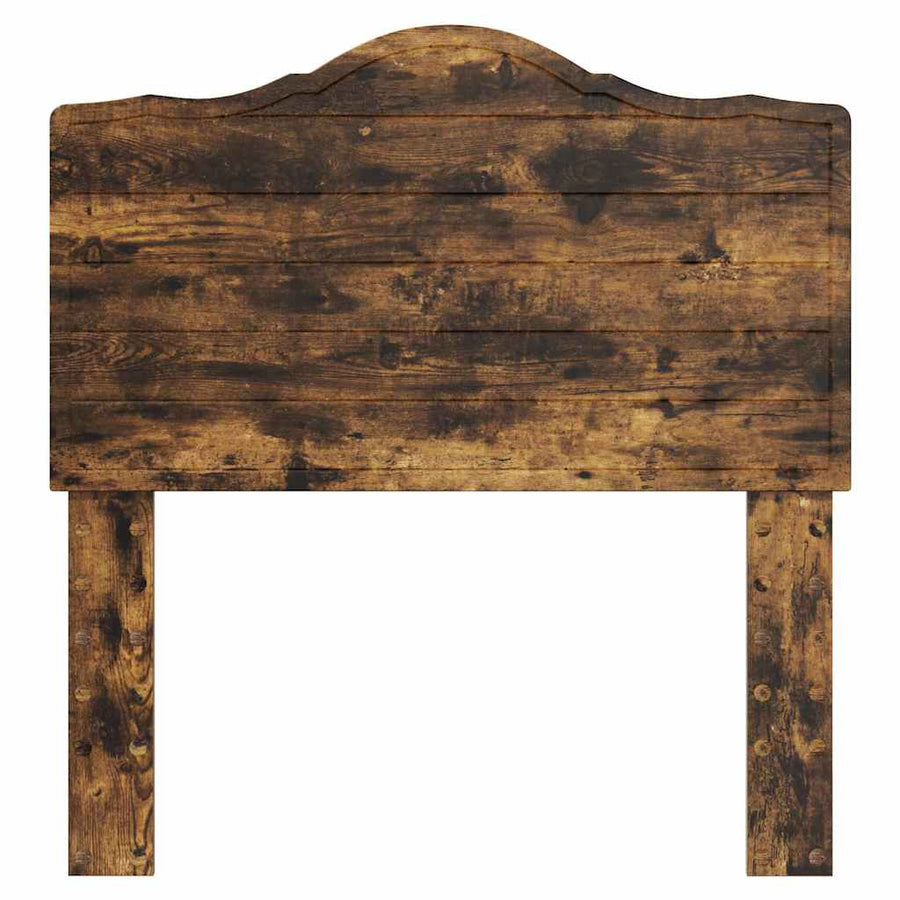 Hoofdbord met hoofdeinde Gerookt eiken 90 cm Bewerkt hout