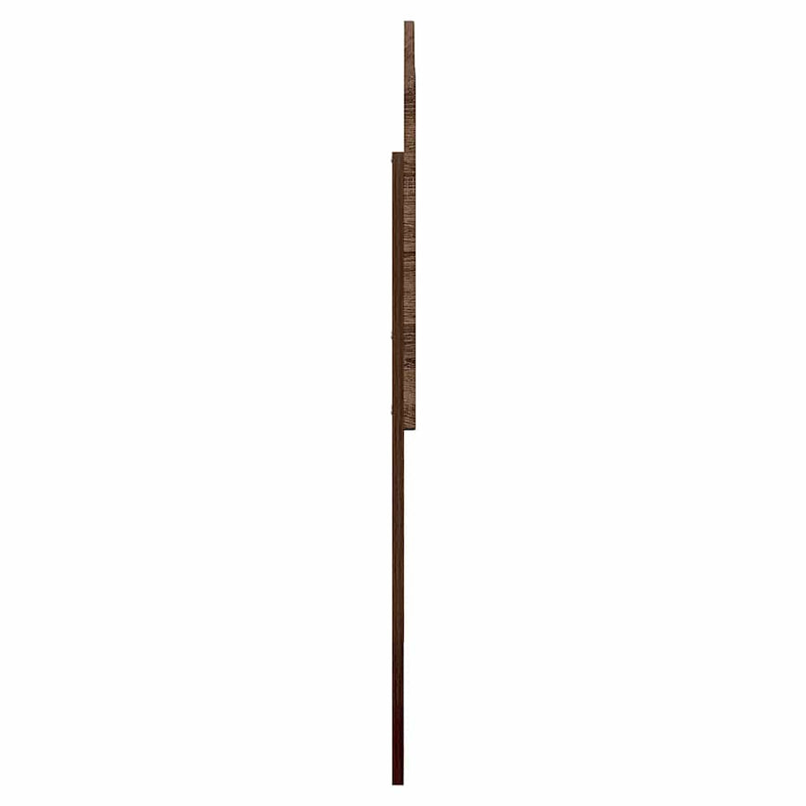 Hoofdbord met hoofdeinde Bruin Eiken 90 cm Bewerkt hout