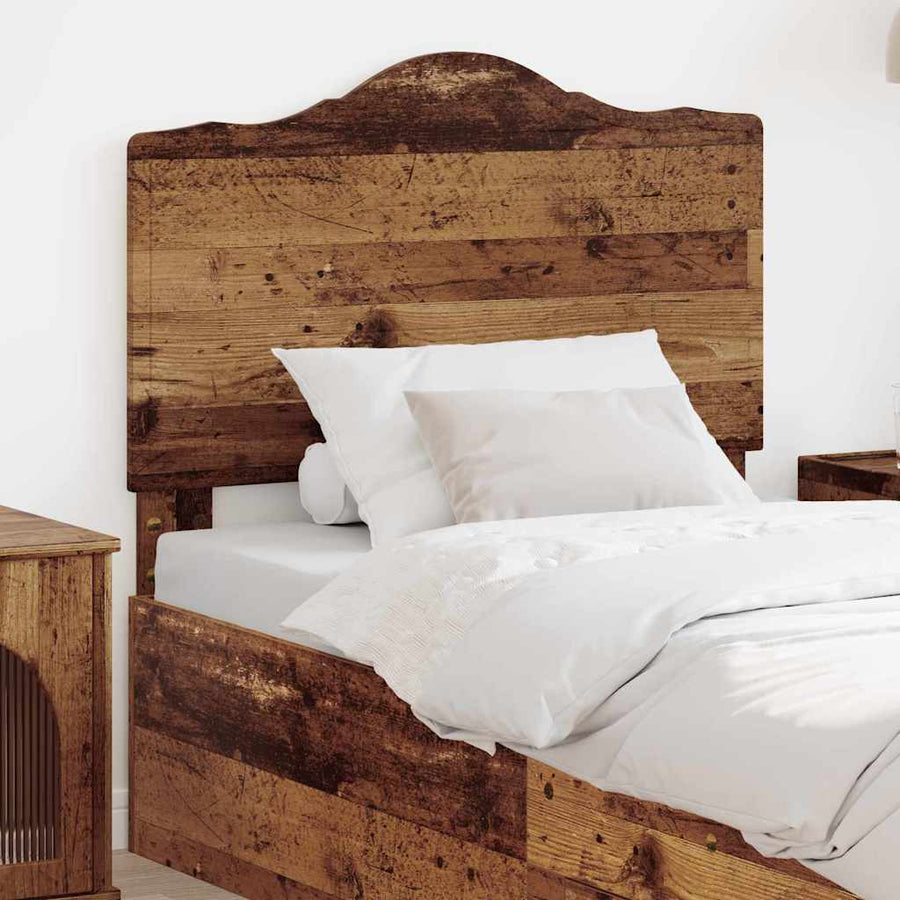 Hoofdbord met hoofdeinde Oud Hout 90 cm Bewerkt hout