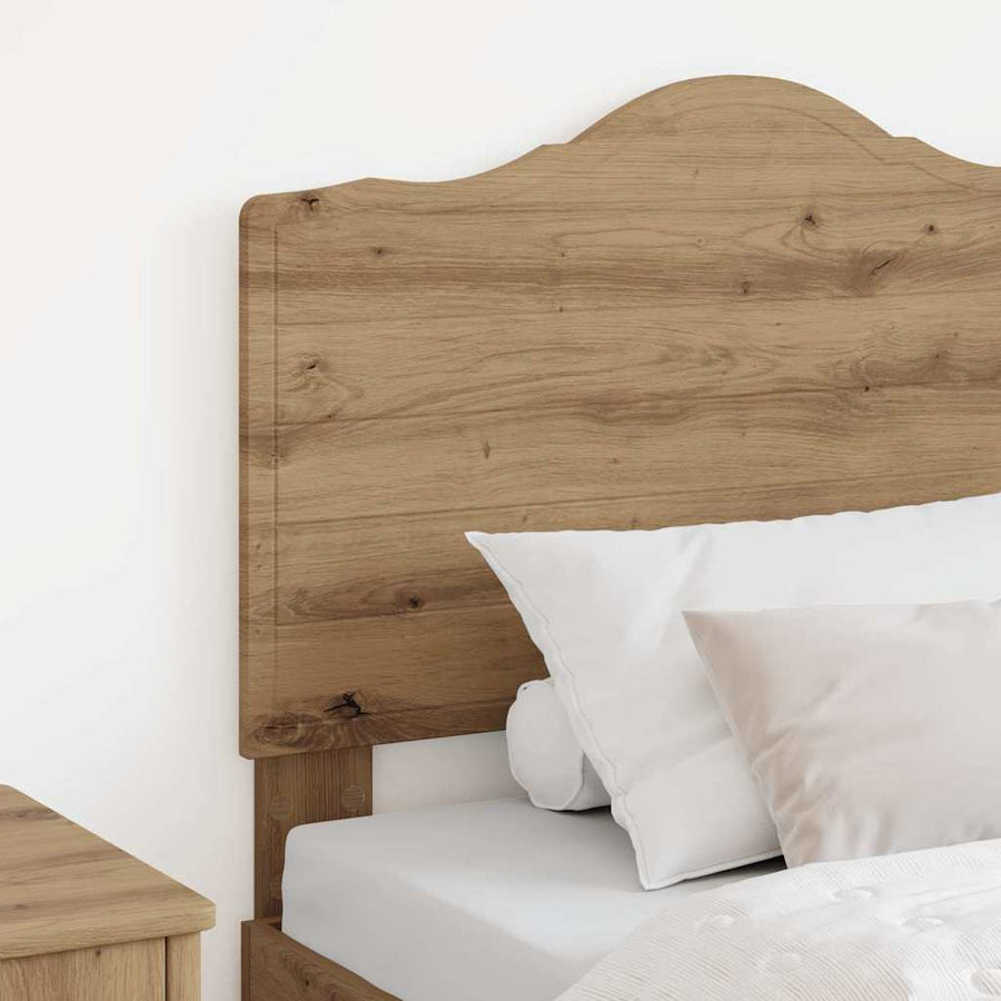 Hoofdbord met hoofdeinde Artisan Eiken 90 cm Bewerkt hout