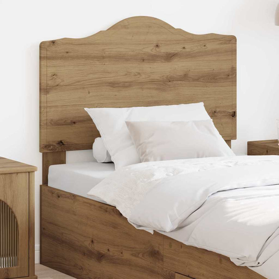 Hoofdbord met hoofdeinde Artisan Eiken 90 cm Bewerkt hout