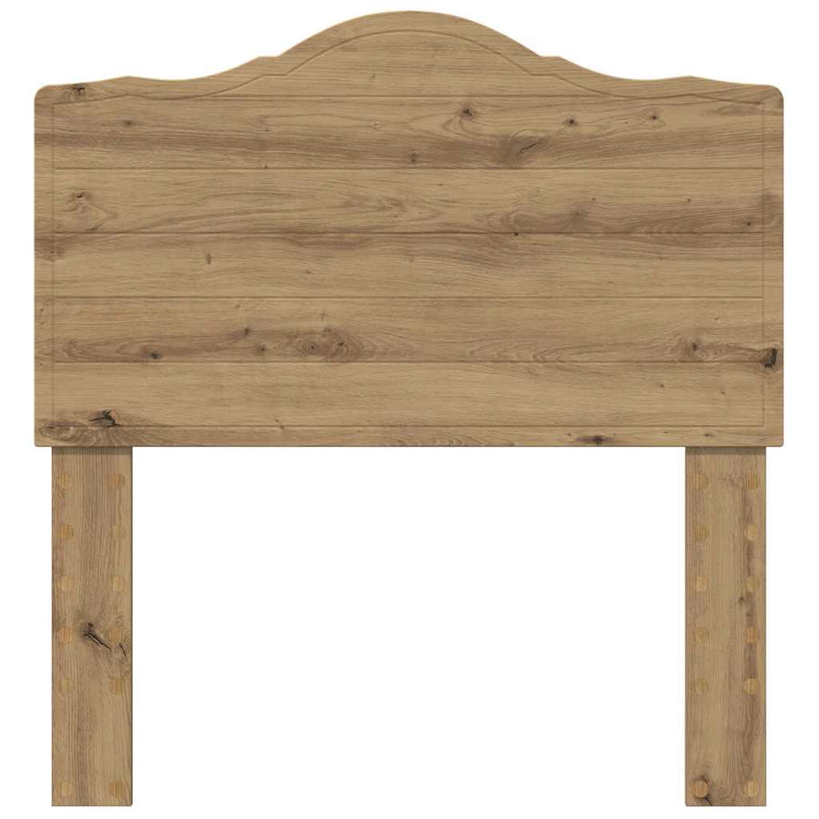 Hoofdbord met hoofdeinde Artisan Eiken 90 cm Bewerkt hout