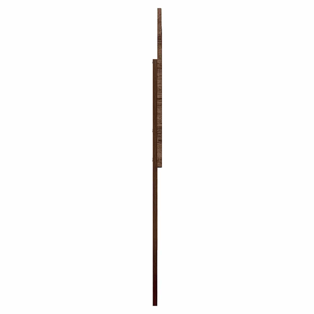 Hoofdbord met hoofdeinde Bruin Eiken 80 cm Bewerkt hout