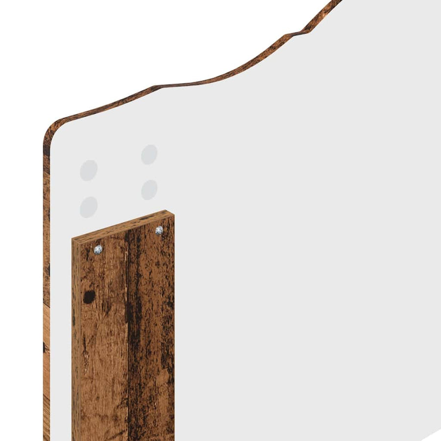 Hoofdbord met hoofdeinde Oud Hout 80 cm Bewerkt hout