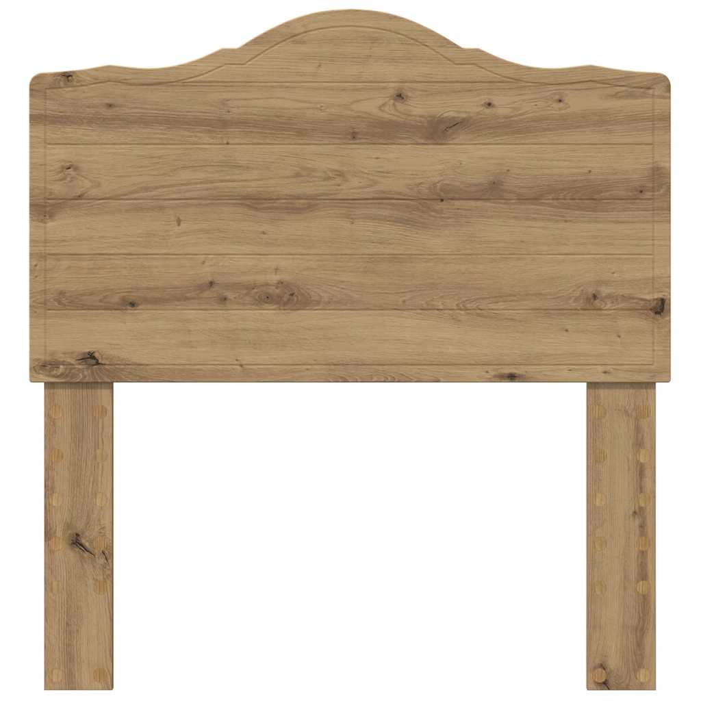Hoofdbord met hoofdeinde Artisan Eiken 80 cm Bewerkt hout