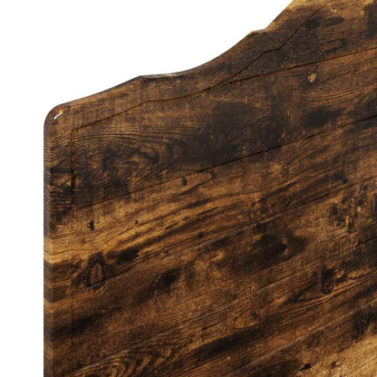 Hoofdbord met hoofdeinde Gerookt eiken 75 cm Bewerkt hout