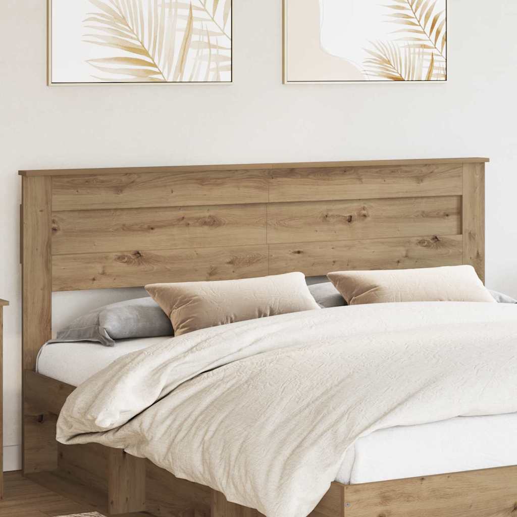 Hoofdbord met hoofdeinde Artisan Eiken 200 cm Bewerkt hout