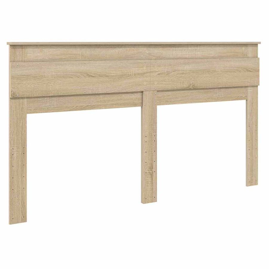 Hoofdbord met hoofdeinde Sonoma Eiken 180 cm Bewerkt hout