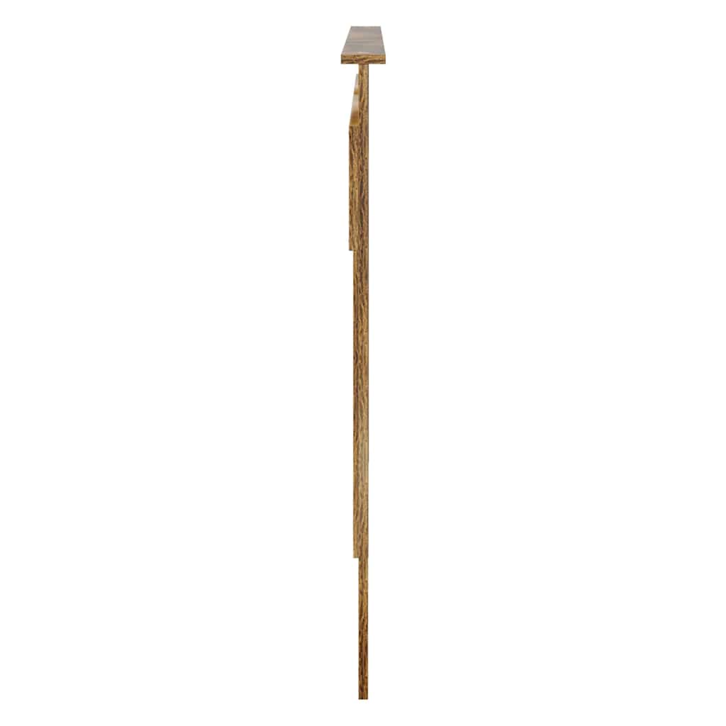 Hoofdbord met hoofdeinde Gerookt eiken 180 cm Bewerkt hout