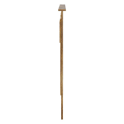Hoofdbord met hoofdeinde Gerookt eiken 180 cm Bewerkt hout