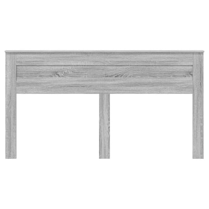 Hoofdbord met hoofdeinde Grijs Sonoma 180 cm Bewerkt hout