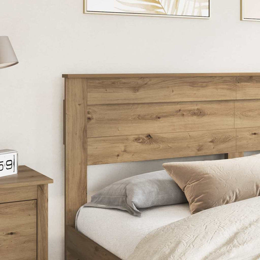 Hoofdbord met hoofdeinde Artisan Eiken 180 cm Bewerkt hout