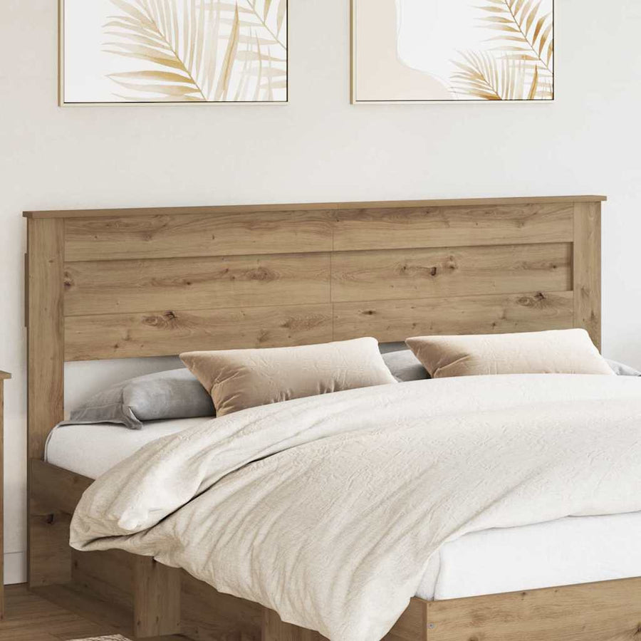 Hoofdbord met hoofdeinde Artisan Eiken 180 cm Bewerkt hout
