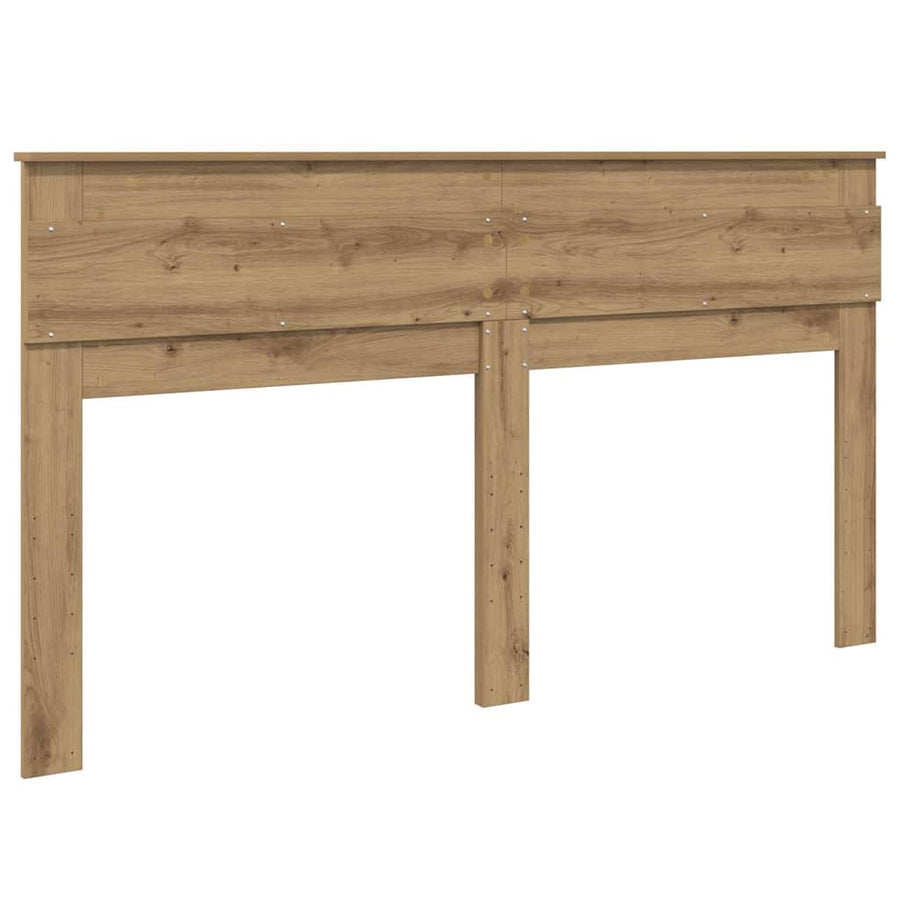 Hoofdbord met hoofdeinde Artisan Eiken 180 cm Bewerkt hout