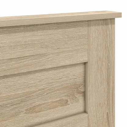 Hoofdbord met hoofdeinde Sonoma Eiken 160 cm Bewerkt hout