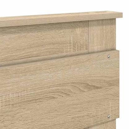 Hoofdbord met hoofdeinde Sonoma Eiken 160 cm Bewerkt hout