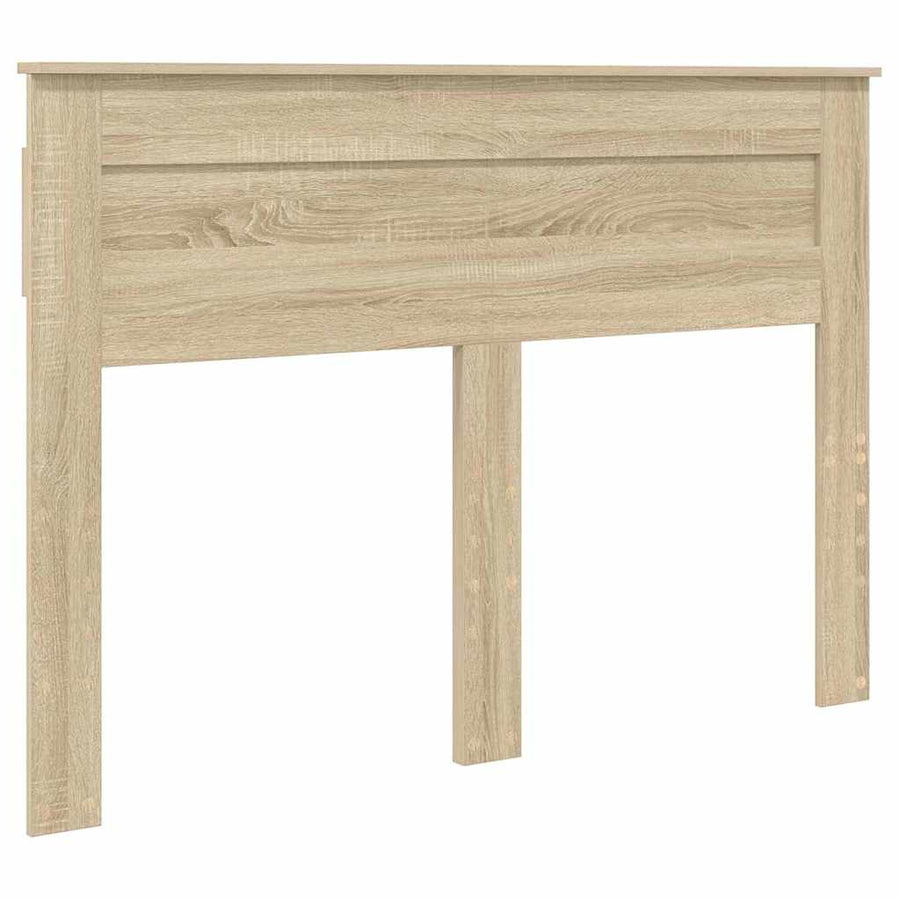 Hoofdbord met hoofdeinde Sonoma Eiken 160 cm Bewerkt hout