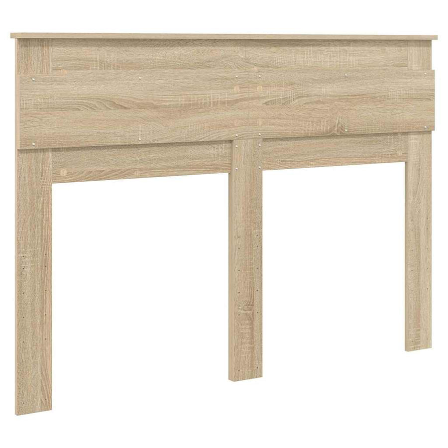 Hoofdbord met hoofdeinde Sonoma Eiken 160 cm Bewerkt hout