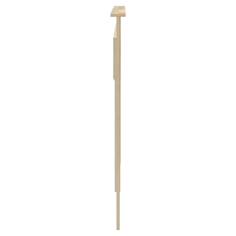 Hoofdbord met hoofdeinde Sonoma Eiken 160 cm Bewerkt hout