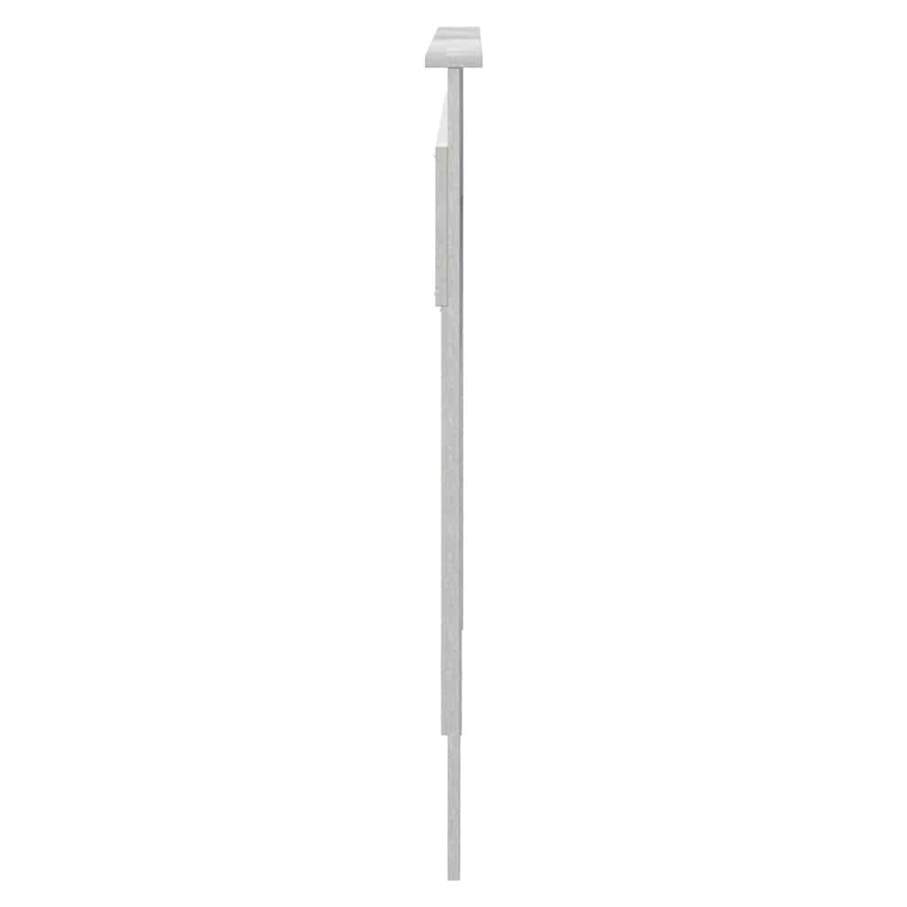 Hoofdbord met hoofdeinde Beton Grijs 160 cm Bewerkt hout