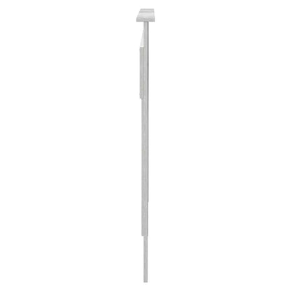 Hoofdbord met hoofdeinde Beton Grijs 160 cm Bewerkt hout