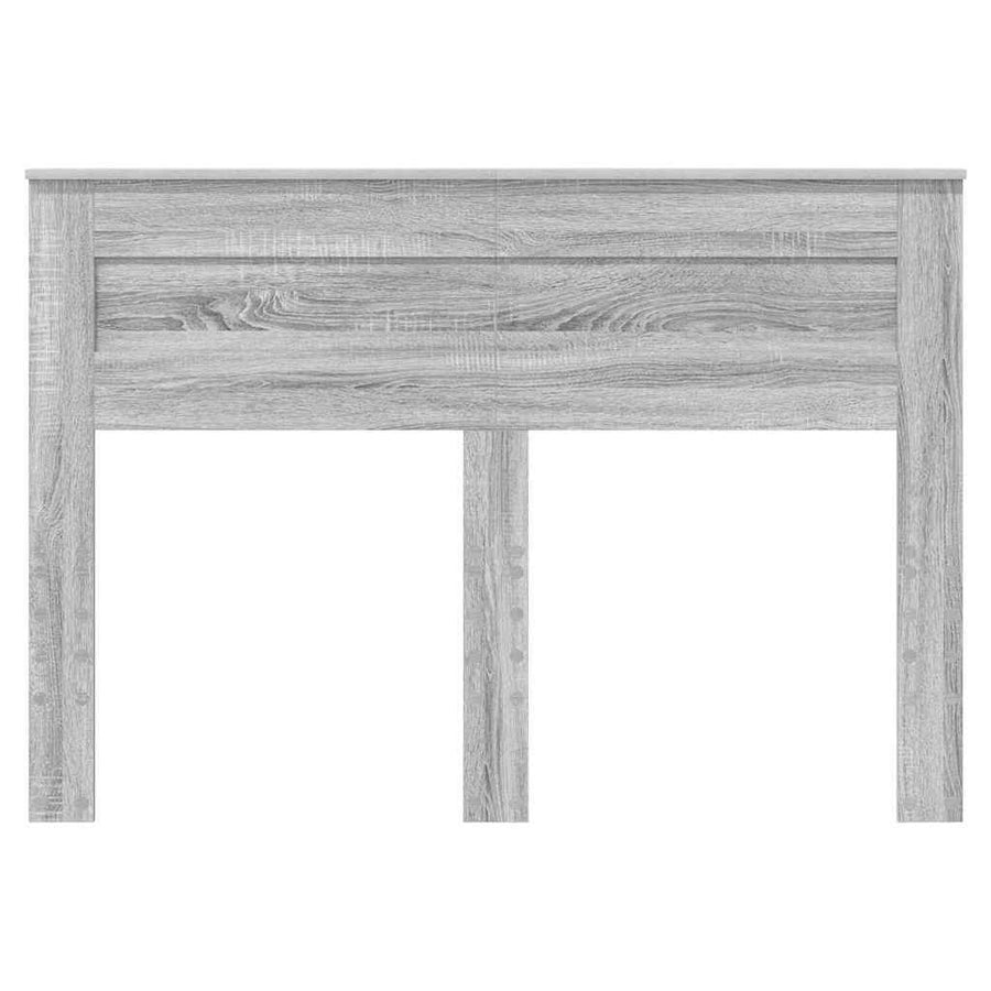 Hoofdbord met hoofdeinde Grijs Sonoma 160 cm Bewerkt hout