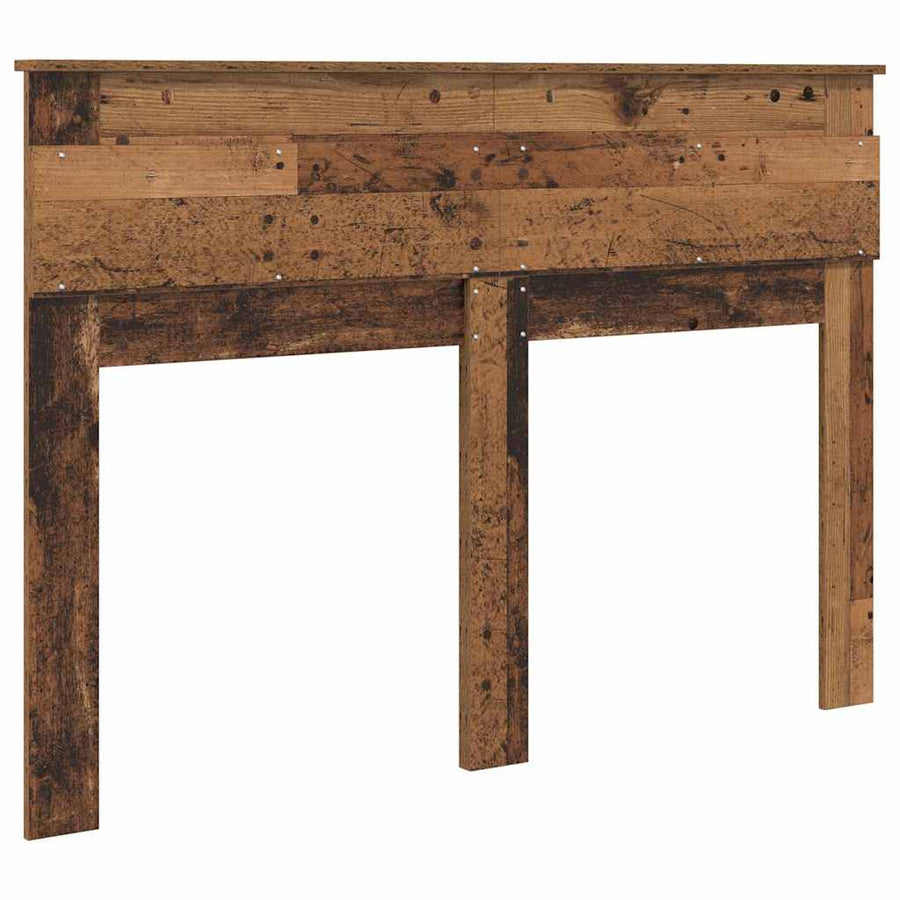 Hoofdbord met hoofdeinde Oud Hout 160 cm Bewerkt hout