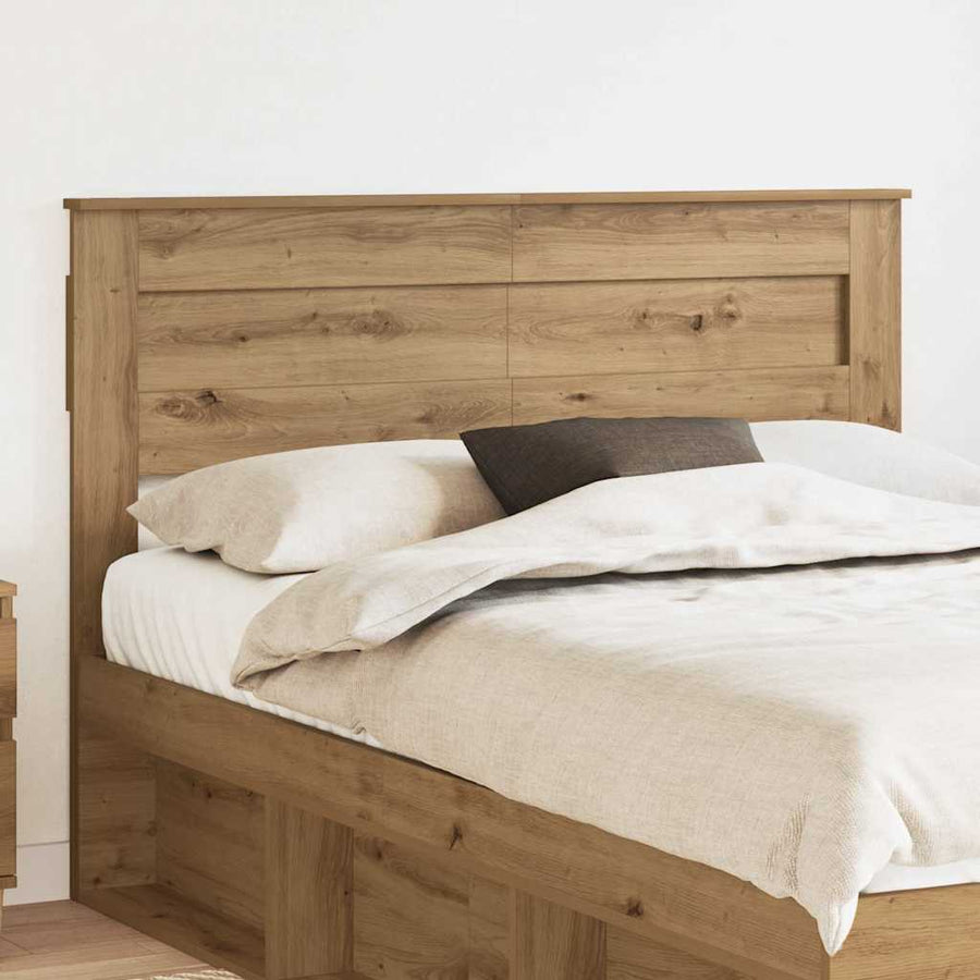 Hoofdbord met hoofdeinde Artisan Eiken 160 cm Bewerkt hout