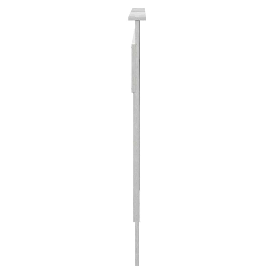 Hoofdbord met hoofdeinde Beton Grijs 150 cm Bewerkt hout