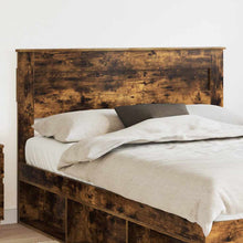 Hoofdbord met hoofdeinde Gerookt eiken 150 cm Bewerkt hout