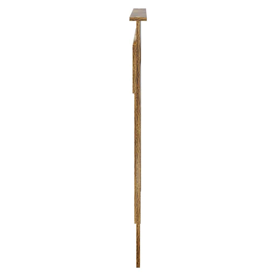 Hoofdbord met hoofdeinde Gerookt eiken 150 cm Bewerkt hout