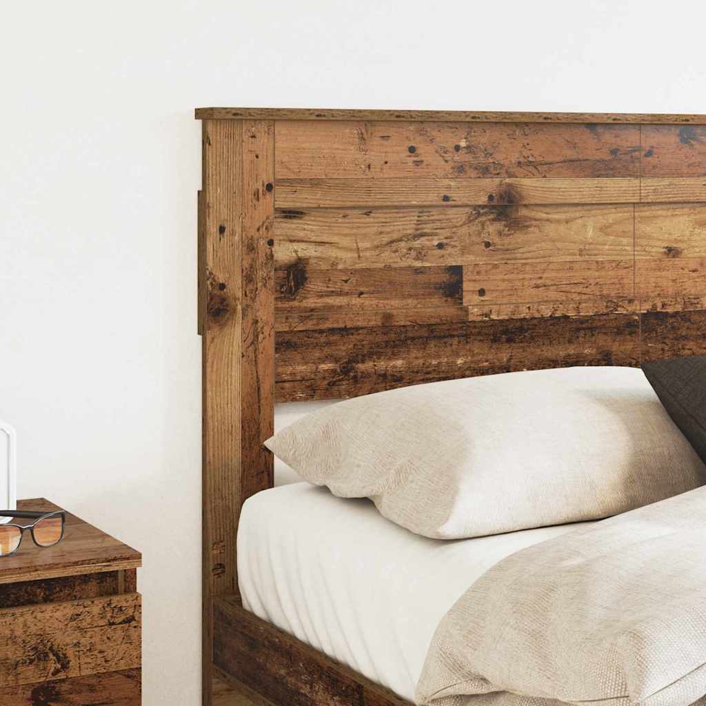 Hoofdbord met hoofdeinde Oud Hout 140 cm Bewerkt hout