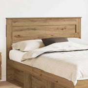 Hoofdbord 140 cm eiken bewerkt hout